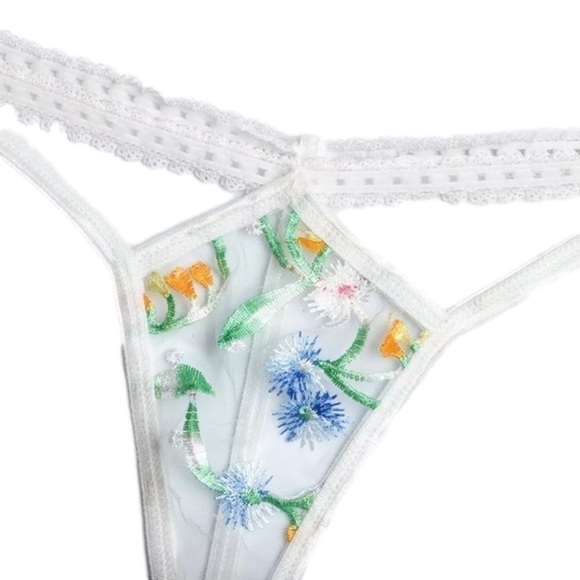 fairy Transparent Thong & Garter Set - Picture 8 of 10